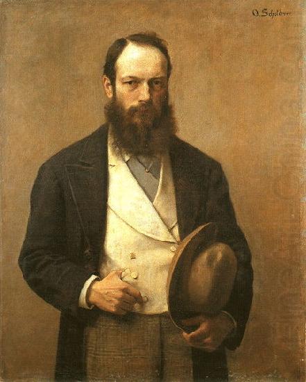 Otto Scholderer Self-portrait china oil painting image